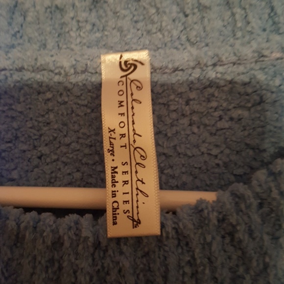 Baby Blue Very Soft Scoop Neck Sweater - Picture 2 of 4